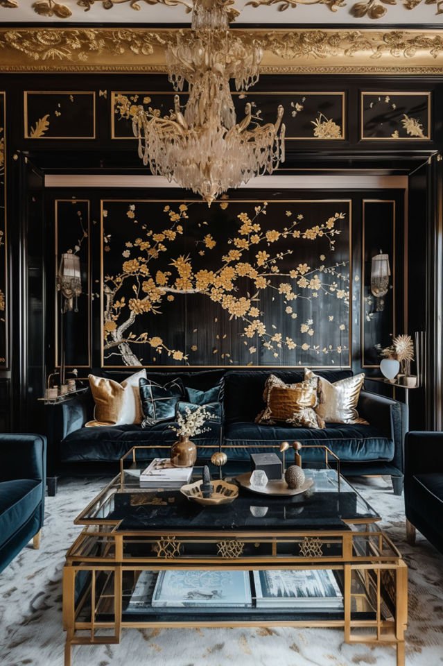 Gold Chinoiserie