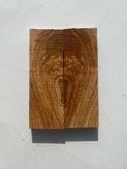 Premium Figured Ash Wood Blank – Ideal for Knife No;002