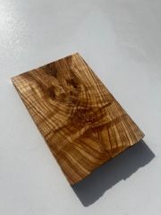 Premium Figured Ash Wood Blank – Ideal for Knife No;004