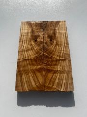 Premium Figured Ash Wood Blank – Ideal for Knife No;004