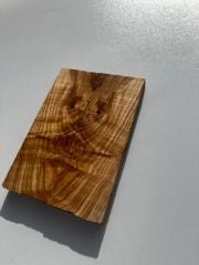 Premium Figured Ash Wood Blank – Ideal for Knife No;004