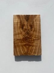 Premium Figured Ash Wood Blank – Ideal for Knife No;004