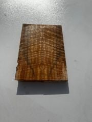 Premium Figured Flame Ash Wood Blank – Ideal for Knife No;007