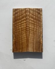 Premium Figured Flame Ash Wood Blank – Ideal for Knife No;008