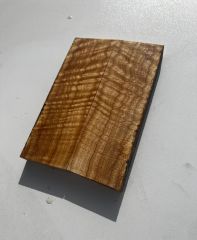 Premium Figured Flame Ash Wood Blank – Ideal for Knife No;008