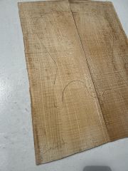 Flame Maple Drop Top Luthier Guitar Figured Wood Bookmatched Set No:44