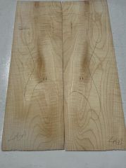 Flame Maple Drop Top Luthier Guitar Figured Wood Bookmatched Set No:46