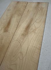 Flame Maple Drop Top Luthier Guitar Figured Wood Bookmatched Set No:46