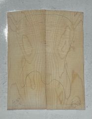Flame Maple Drop Top Luthier Guitar Figured Wood Bookmatched Set No:51