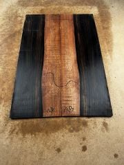 Macassar Ebony Guitar Drop Top Wood Luthier Figured Wood Bookmatched #3