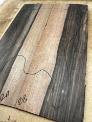 Macassar Ebony Guitar Drop Top Wood Luthier Figured Wood Bookmatched #2