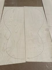 Curly maple Acoustic / Classical Guitar Back And Sides #7