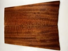 AA Grade Quilted Pommele Sapele Electric Guitar Drop Top set Bookmatch #2