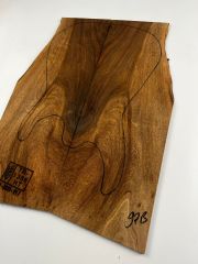 Turkish Black Walnut Drop Top Luthier Guitar Figured Wood Bookmatched Set No:97