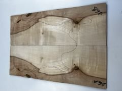 Flame Maple Drop Top Luthier Guitar Figured Wood Bookmatched Set No:26