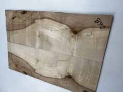Flame Maple Drop Top Luthier Guitar Figured Wood Bookmatched Set No:26