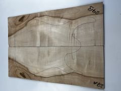 Flame Maple Drop Top Luthier Guitar Figured Wood Bookmatched Set No:27