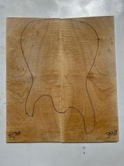 Curly Maple Drop Top Luthier Guitar Figured Wood Bookmatched Set No:37