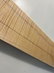 Master Grade Flame Maple Electric Bass Guitar Neck Blank #4