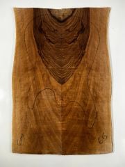 Burl Walnut Drop Top Luthier Guitar Figured Wood Bookmatched Set No:6