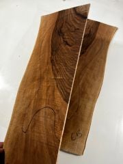 Burl Walnut Drop Top Luthier Guitar Figured Wood Bookmatched Set No:6