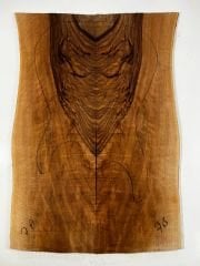 Burl Walnut Drop Top Luthier Guitar Figured Wood Bookmatched Set No:7