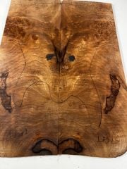 Burl Walnut Drop Top Luthier Guitar Figured Wood Bookmatched Set No:15