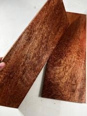 Curly Figured Sapele Electric Guitar Drop Top set Bookmatch #2