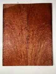 Curly Figured Sapele Electric Guitar Drop Top set Bookmatch #3