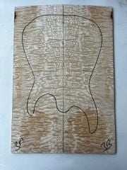 Master Grade Tamo Ash Bookmatched Guitar Drop Top Luthier Tonewood #3