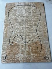 Master Grade Tamo Ash Bookmatched Guitar Drop Top Luthier Tonewood #3