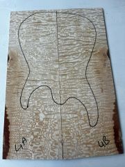 Master Grade Tamo Ash Bookmatched Guitar Drop Top Luthier Tonewood #4