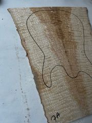 Master Grade Tamo Ash Bookmatched Guitar Drop Top Luthier Tonewood #7
