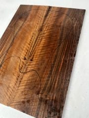 Flame Walnut Drop Top Luthier Guitar Figured Wood Bookmatched Set No:1
