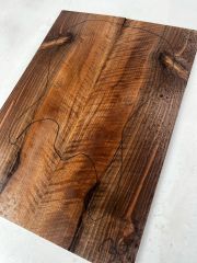 Flame Walnut Drop Top Luthier Guitar Figured Wood Bookmatched Set No:3