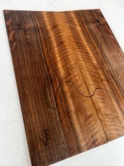 Flame Walnut Drop Top Luthier Guitar Figured Wood Bookmatched Set No:4