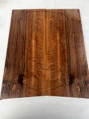 Flame Walnut Drop Top Luthier Guitar Figured Wood Bookmatched Set No:5