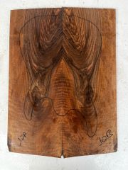 Turkish Walnut Drop Top Luthier Guitar Figured Wood Bookmatched Set No:10