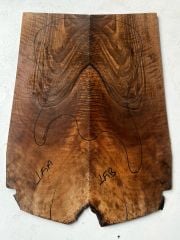 Turkish Walnut Drop Top Luthier Guitar Figured Wood Bookmatched Set No:15