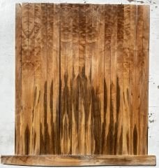 Spalted Flame Maple Oud Ribs Set No;01