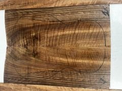 Master Grade Flame Claro Walnut Acoustic Guitar Back And Sides set #1