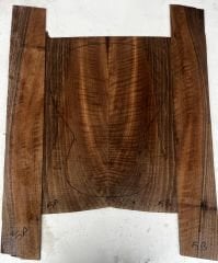 Master Grade Flame Claro Walnut Acoustic Guitar Back And Sides set #5