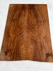 Turkish Walnut Drop Top Luthier Guitar Figured Wood Bookmatched Set No:30