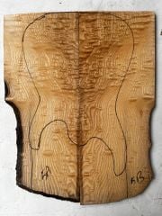 AA Grade Tamo Ash Bookmatched Guitar Drop Top Luthier Tonewood #5