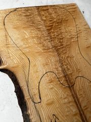 AA Grade Tamo Ash Bookmatched Guitar Drop Top Luthier Tonewood #5