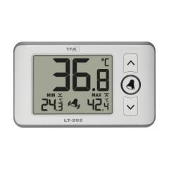 TFA LT 202 30.1052 Profesyonel Alarmlı Buzdolabı Dondurucu Laboratuvar Termometresi 2m Kablolu Prob (-40°C...+70°C)(Yeni Ürün)