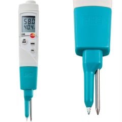 Testo 206 pH2 pH metre ve Sıcaklık Ölçer (Peynir, jöle, meyve vb. gibi) (Yarı Katı Gıda Mamül) 0563 2062