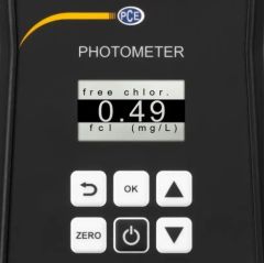 PCE-CP10 Fotometre | Alkalinite, Serbest Klor, Siyanürik asit, pH