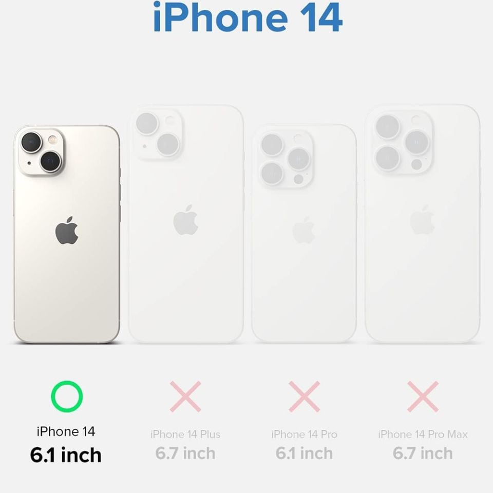 iPhone 14 Kılıf Şeffaf Esnek Silikon Kamera Koruma Çıkıntılı