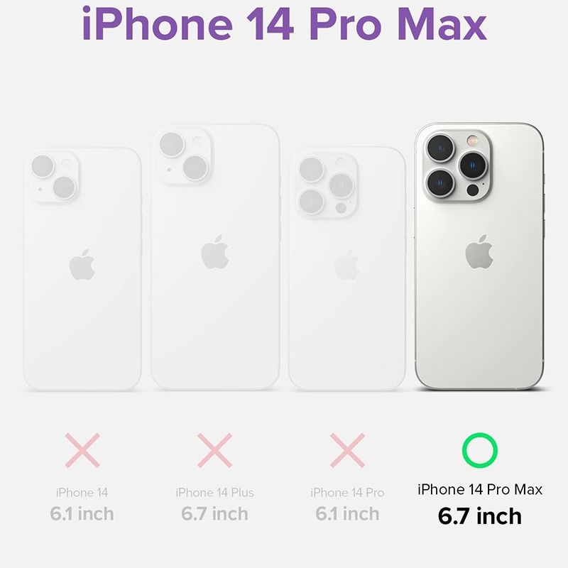 iPhone 14 Pro Max Kılıf Sararmaz Sert Şeffaf Kamera Lens Ve Hoparlör Toz Korumalı Ultra İnce